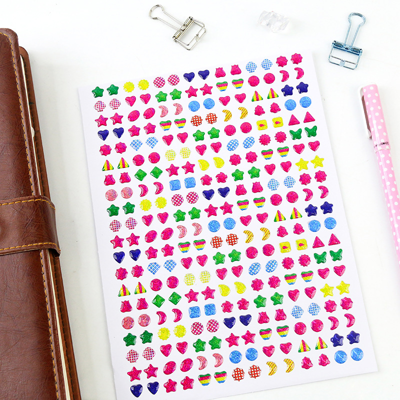 Children's ecological three dimensional sticker for nails