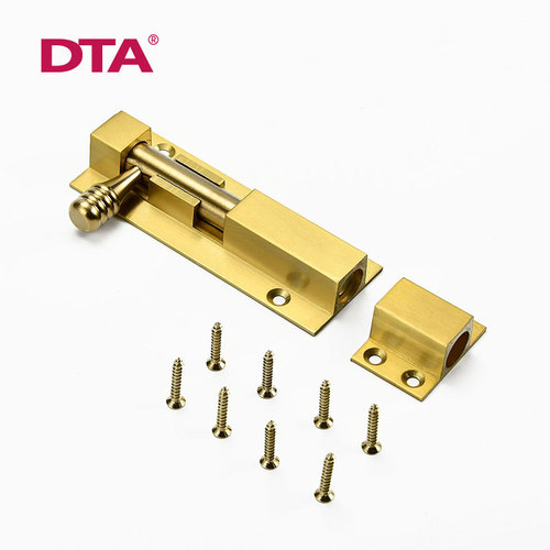 Factory direct sales of aluminum alloy door latch, stainless steel latch for bathroom wooden door, anti-theft door latch, exposed latch lock