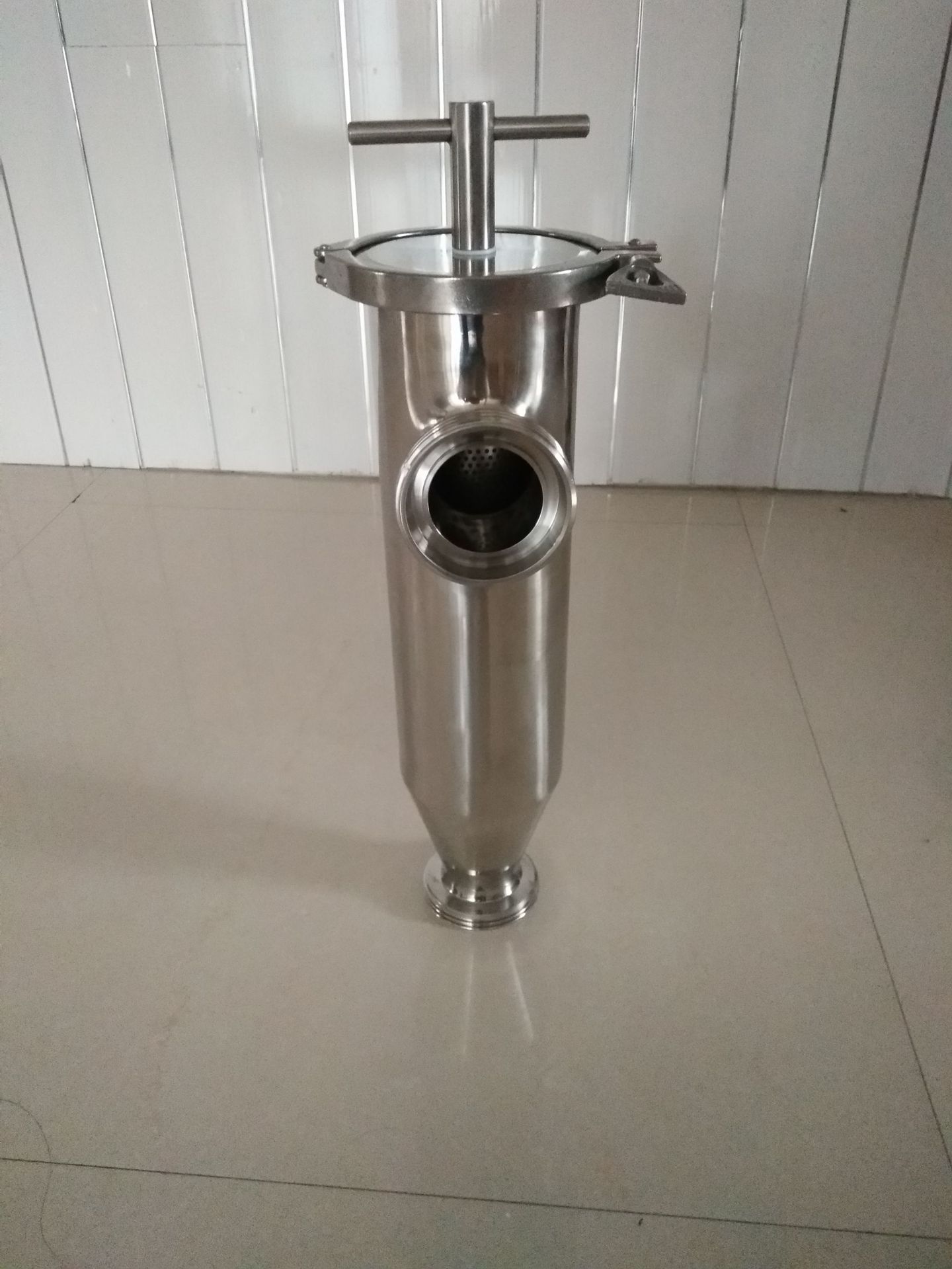 过滤器304不锈钢角式过滤器 卫生级快装直通管道过滤器 厂家直销