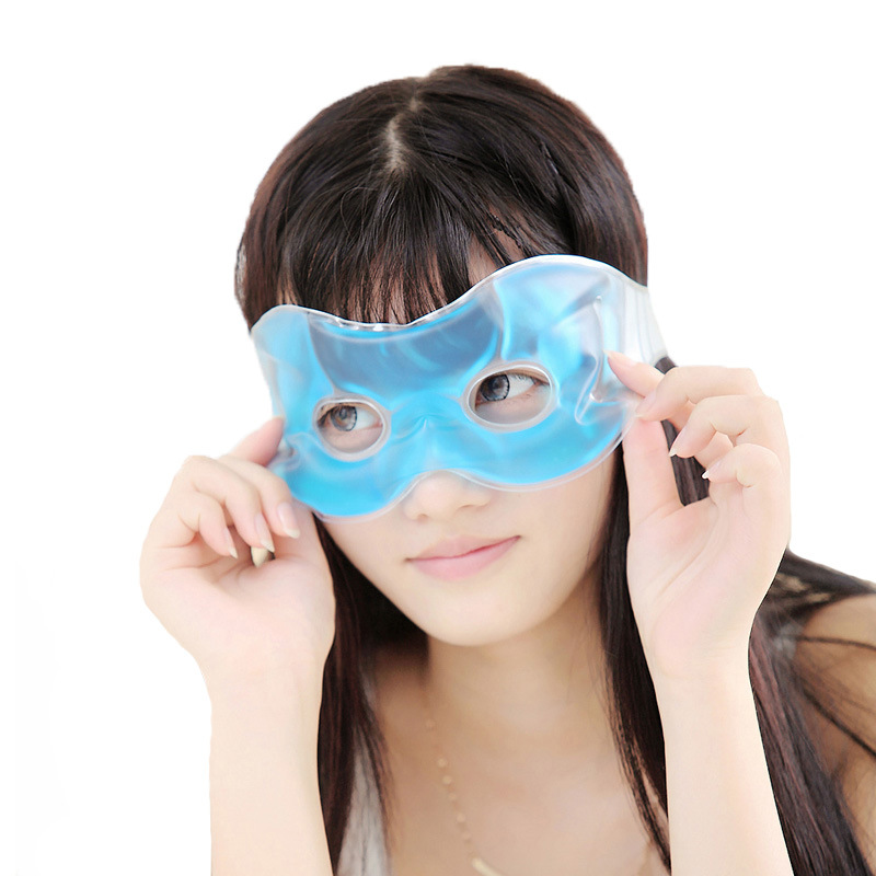 韓版女士旅行飛機火車冰敷眼罩 午休熱敷睡眠冰眼罩 工廠