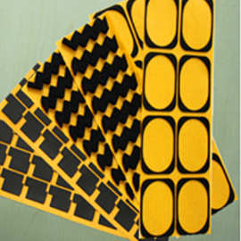 韩国PORON泡棉垫模切定制 高回弹防震防水CR自粘硅黑色EPDM泡棉垫