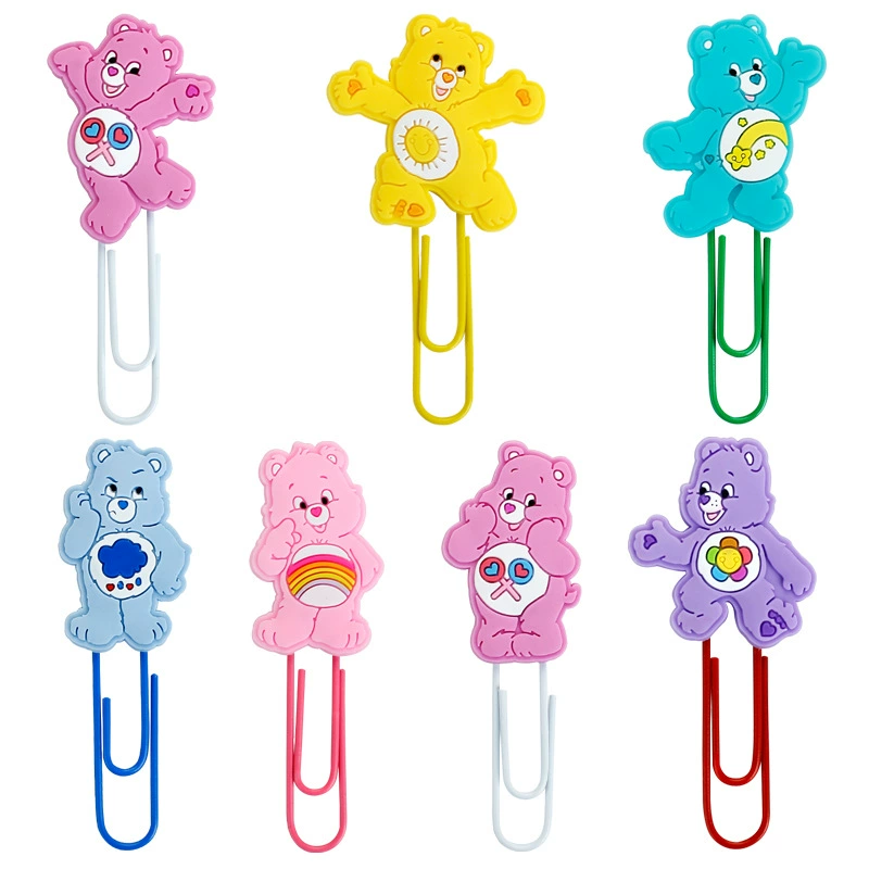 Cartoon silicone metal pin, stationery