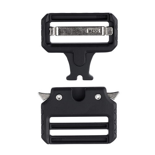 39mm Dual-Direction Adjustable Zinc Alloy Snapper Buckle Tactical Belt Metal Belt Clip Quick Release Buckle Hardware Pair