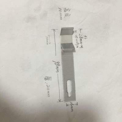 鋁合金K挂件內外牆石材幹挂件瓷磚挂件2個厚現貨鋁合金八 K型挂件