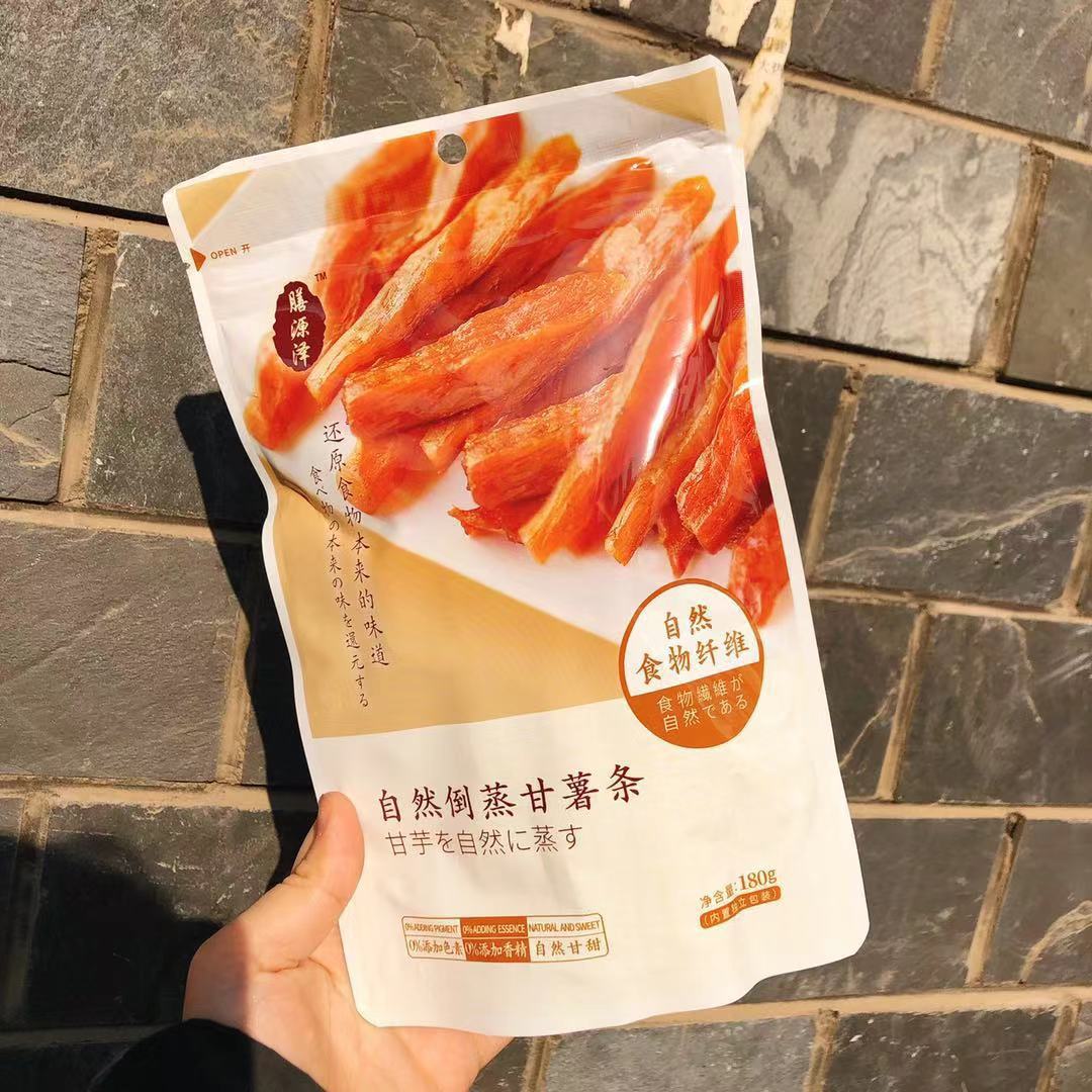 优范自然倒蒸天然手工蜂蜜甘薯条地瓜条真空包装整箱30袋180g 阿里巴巴