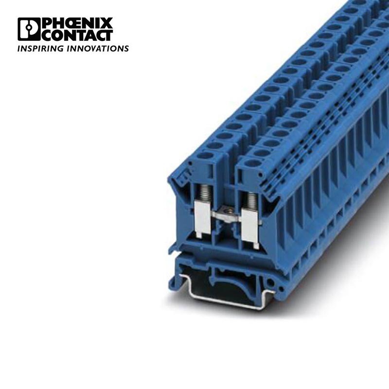 菲尼克斯 直通式接线端子 - UK 6 N BU - 3004977