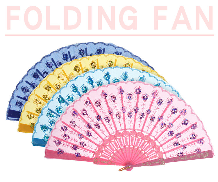 Factory direct supply of ancient-style fans, Chinese-style stage performance folding fans, photography prop fans, home decoration fans detail image 1