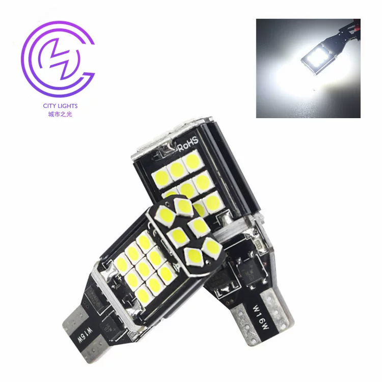 Автомобильная LED-лампа T15 3030 24SMD задний свет, светодиодные фонари 6500K, 12V-24V
