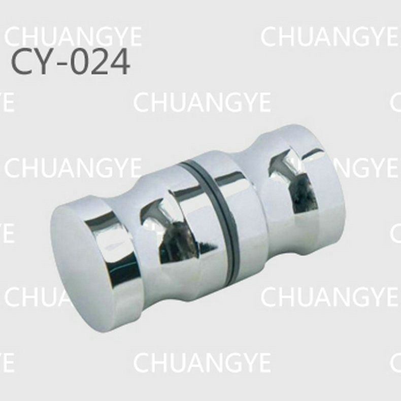 精品推荐回型磨砂淋浴房拉手 黑色淋浴房拉手 锌合金淋浴房拉手