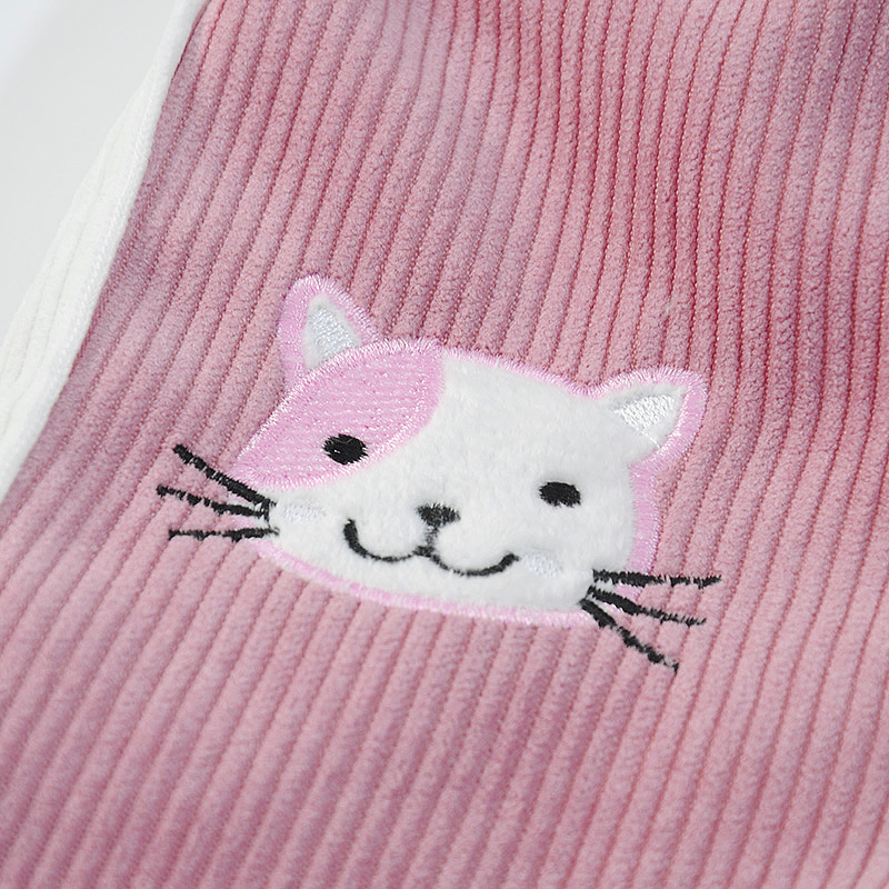 Kinderkleidung 2020 Winter Mädchen Plüsch Baumwolle zweiteiliges Cartoon-Cord-Set, Baseballjacke für_voghion.com