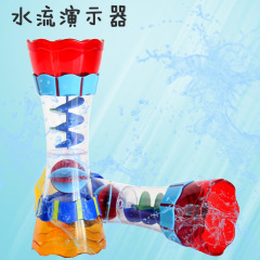 Water flow demonstrator, kindergarten science discovery room water cup, scientific inquiry laboratory materials