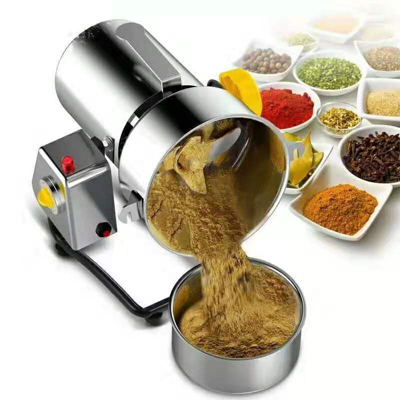 不锈钢中药粉碎机家用电动磨粉机小型打粉机超细研磨机厂家批发