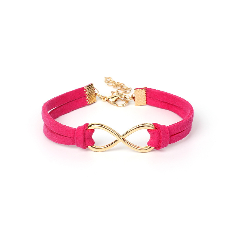 4g Weight No Inlaid Inlay Material Bracelets Classification Anniversary, Business, Travel Occasion Letter Pattern Women'S Gender Plating Design Simple Style Style Light Green, Grey, Rose Red, White, Beige, Red, Green, Blue, Black Color Fashion Braided Velvet Adjustable Bracelet 8