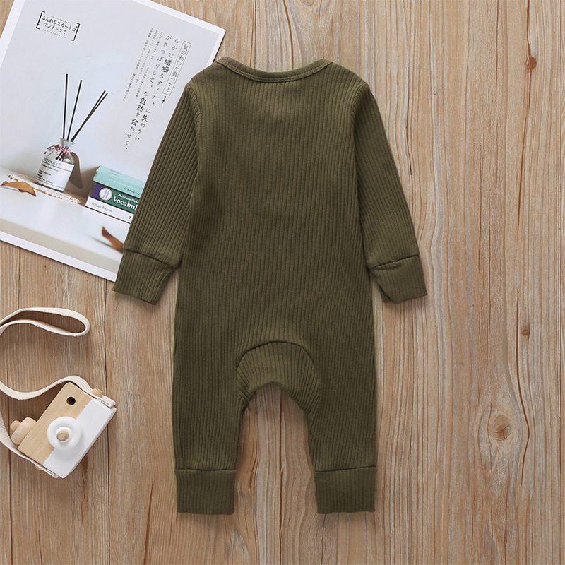 Baby One-piece New Baby One-piece Pit Strip Trousers display picture 4