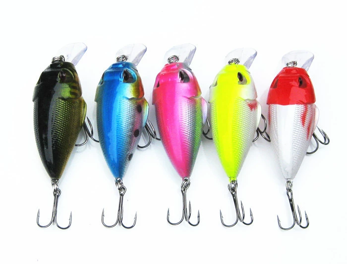 Приманка-вертушка Crankbait, 7 см 11 г, ловля на глубине 0,8–3,5 м, мультицвет 5‑образная фактура жирной породы