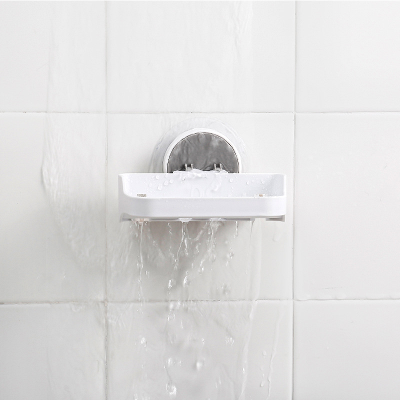 Etiqueta engomada sin costuras caja de jabón sin ponche titular de jabón baño creativo drenaje caja de jabón estante de almacenamiento pegatina mágica caja de jabón