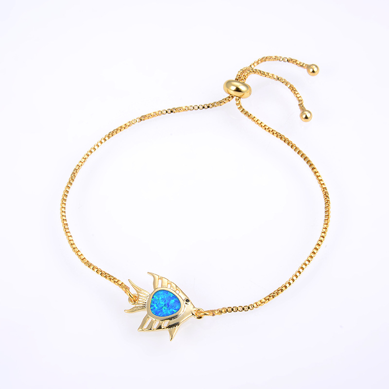 4g Weight Artificial Gemstones Inlay Material Bracelets Classification Copper Chain Material 1 Piece Quantity Holiday, Daily Occasion Copper Material Color Block Pattern Women's Gender Inlay Design Simple Style, Classic Style Style Copper Inlay Color Block Artificial Gemstones Bracelets 3
