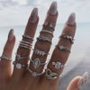 Set, ring, accessory, European style, boho style