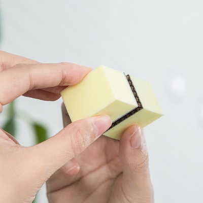 日本镜子清洁擦玻璃擦浴室瓷砖陶瓷清洁擦海绵擦镜面化妆镜去污擦|ms