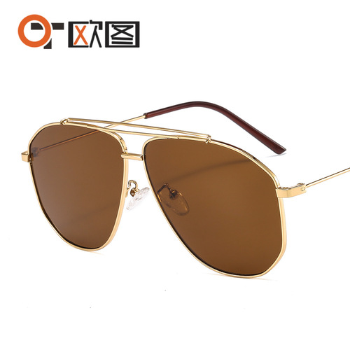New GG metal sunglasses 9835 versatile sunglasses for men and women, fashionable face shaping, cross-border hot selling wholesale