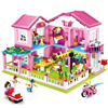 Fuchsia constructor, family villa for princess, toy