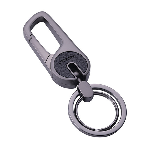 jobon Chinese simple keychain personalized car waist hanging metal keychain creative small gift key pendant