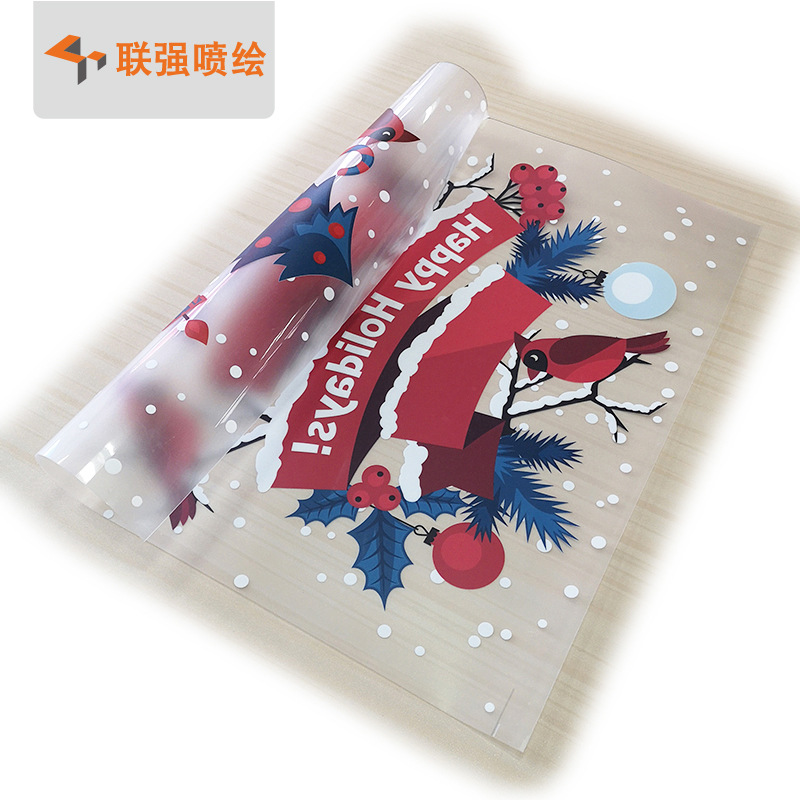 深圳厂家供应超透可移玻璃贴 防水抗紫外线持久耐用UV超透贴