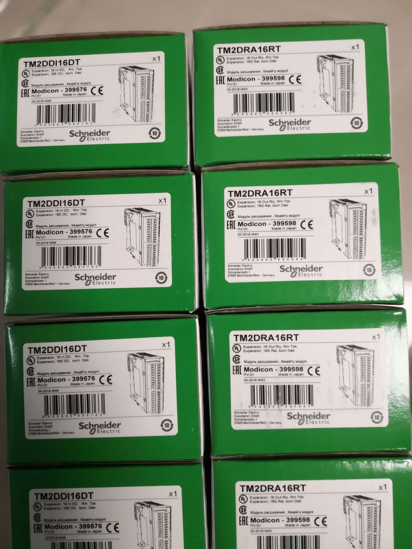 TM2AMI8HT PLC可编程控制器模块8路输入0-10V或4-20MA扩展单元