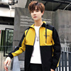 2019 Spring new pattern Men's Jacket Korean Edition Self cultivation Thin section jacket Teenagers fashion Hooded coat