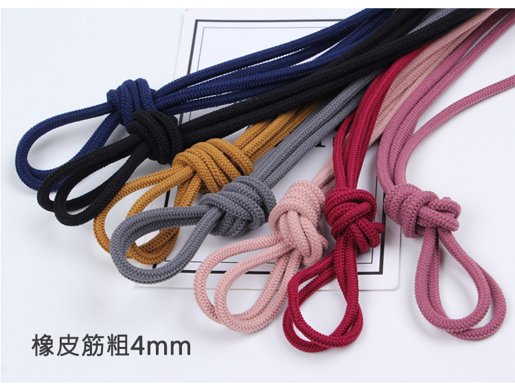 Factory direct sales of thick hair ropes, elastic rubber bands, DIY hair accessories, headwear accessories, bracelets, children's jewelry materials wholesale detail image 1
