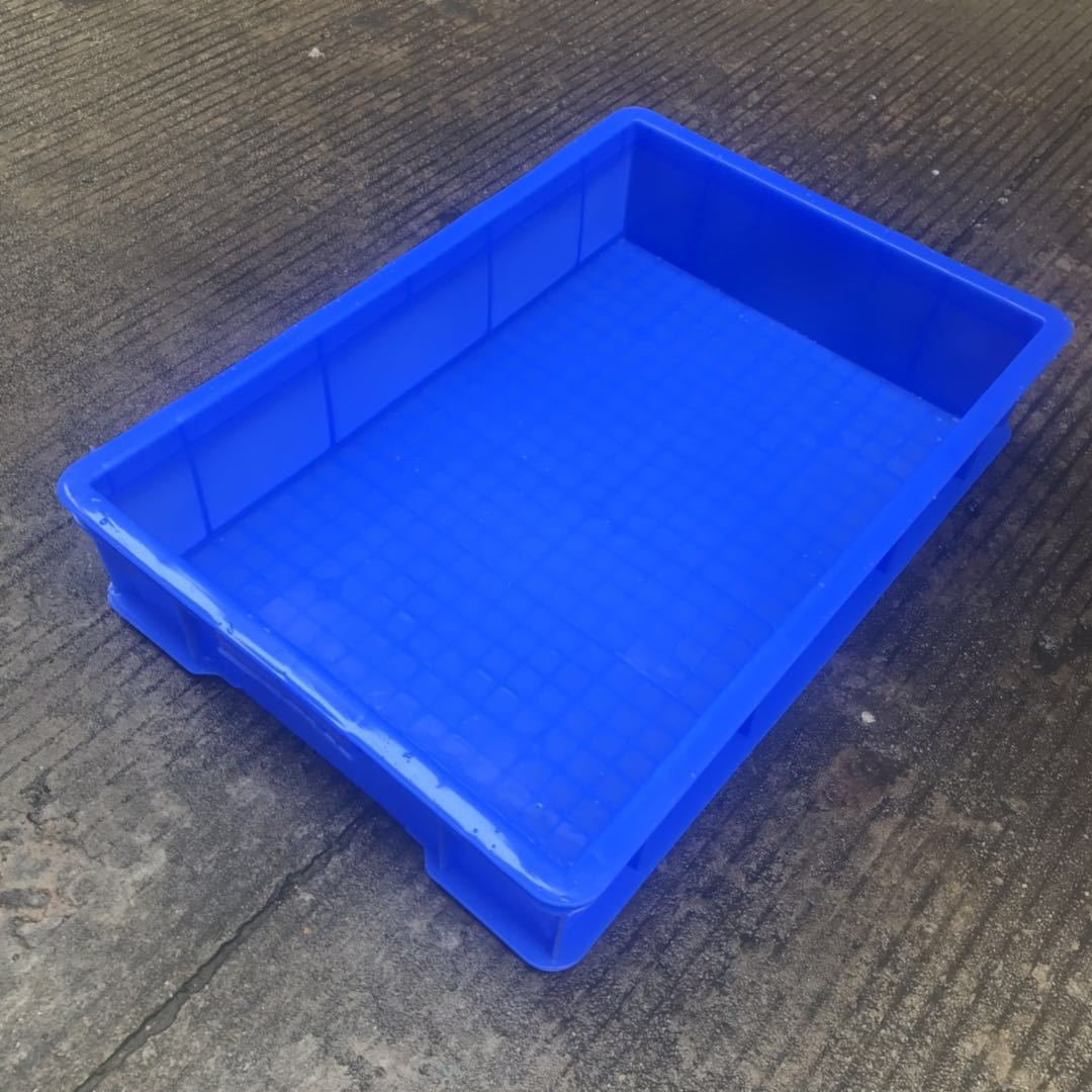 电子线路板分格胶框 605*415*125周转配件箱 防静电中转框