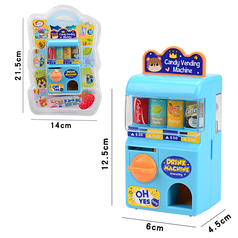 Children's puzzle mini drink lottery machine table game manual shake twist egg machine stall gift toys
