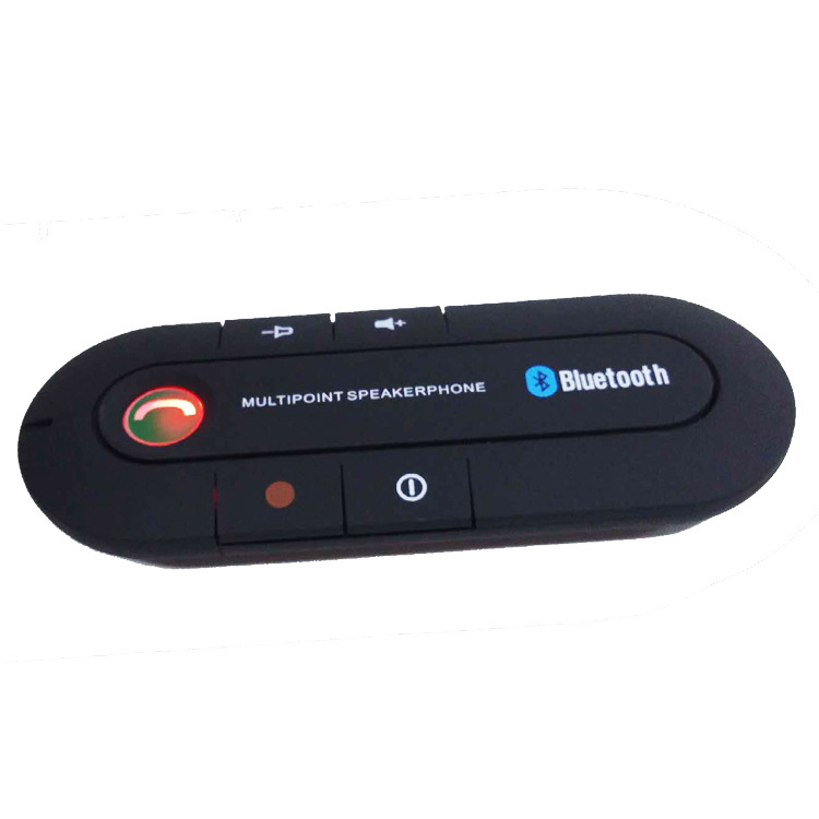 跨境爆款批发汽车遮阳板车载mp3蓝牙播放器车载蓝牙免提电话5.0版