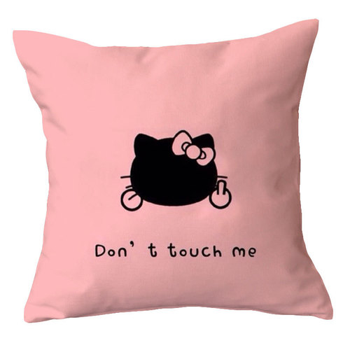 Cat pillow design, cute girly heart pillow photo design, personalized creative DIY gift