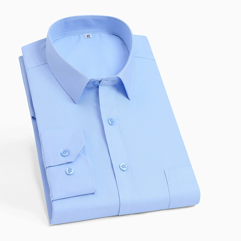 Новая весенне-осенняя мужская профессиональная рабочая одежда, белая деловая официальная одежда, рубашка без глажки, мужская рубашка с длинными рукавами с вышитым логотипом