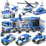 (Трансграничная торговля), lego, авианосец, конструктор, игрушка, полиция, DIY, подарок на день рождения