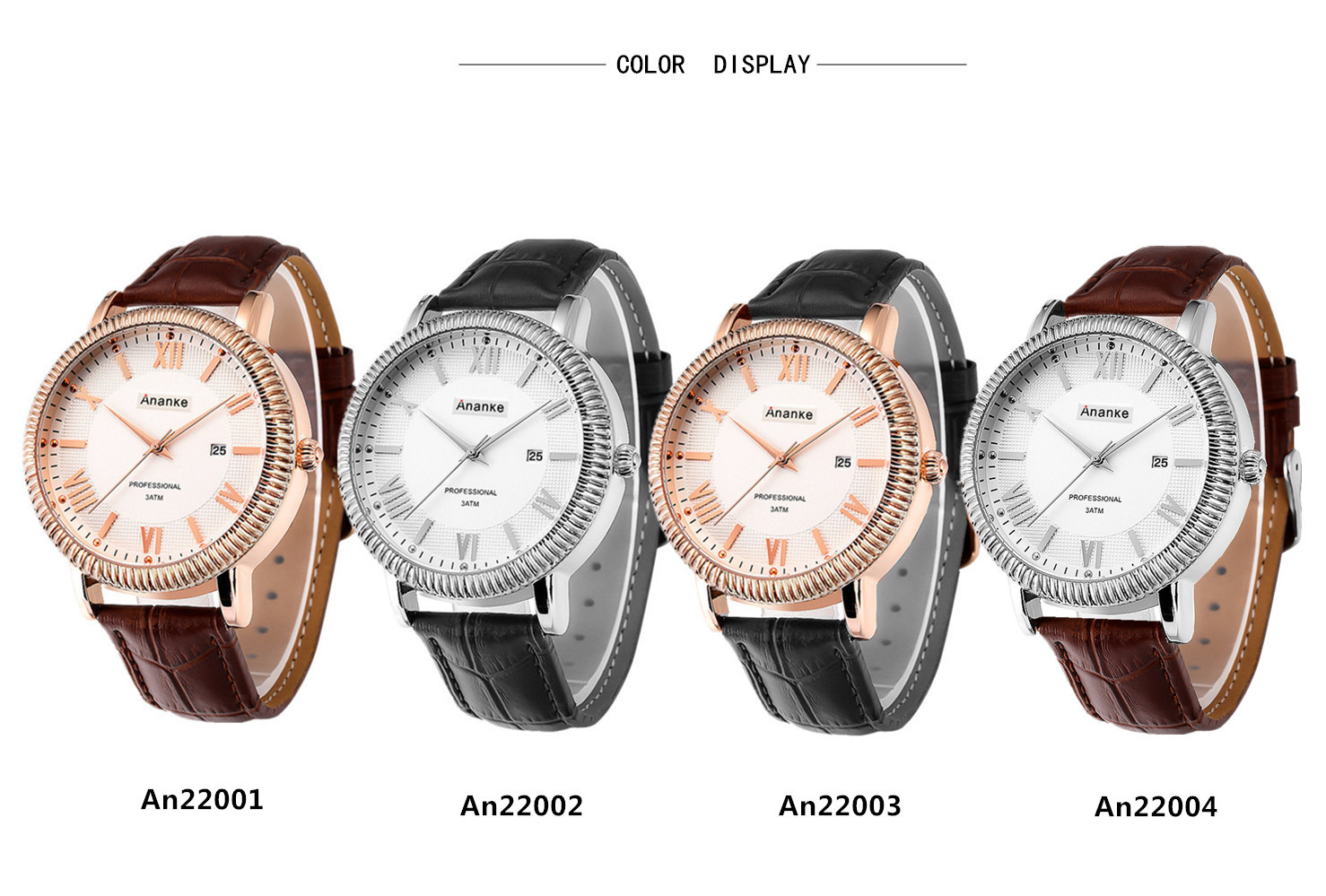 Men's Quartz Watch With Japanese Movement And Leather Strap_voghion.com