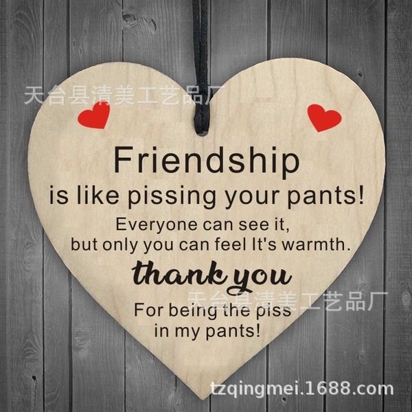 40 estilos nuevo 100mm amor madera chip colgante 1 Pack