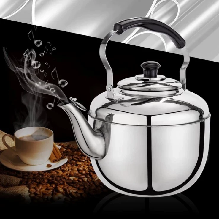 Apple, capacious electromagnetic teapot stainless steel