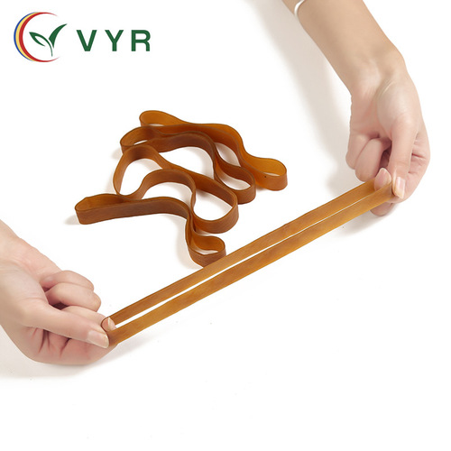 Vietnam-Viet-Italy VYR400*15 Natural Color Rubber Bands, Thickened & Widened Round Rubber Circles, Cowhide Elastic Strings