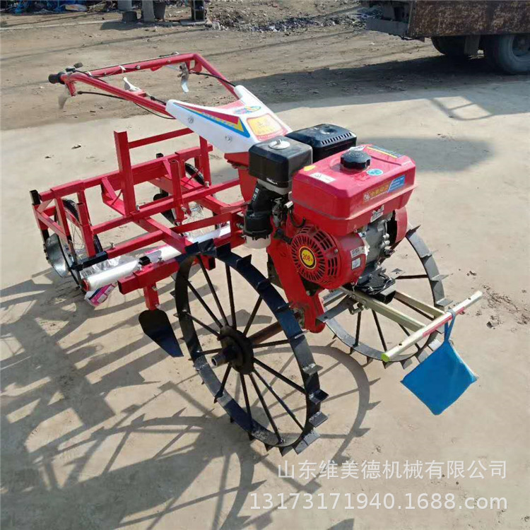 播种覆膜机 手扶车喷药覆膜机 蔬菜喷药覆膜机