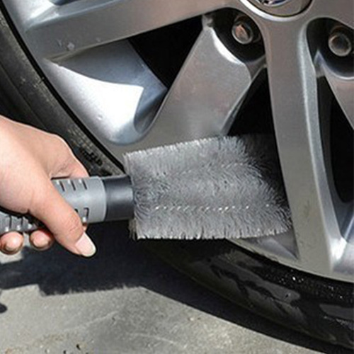 洗车轮毂刷轮胎刷汽车清洁清洗车轮专用软毛钢圈刷子组合套装工具