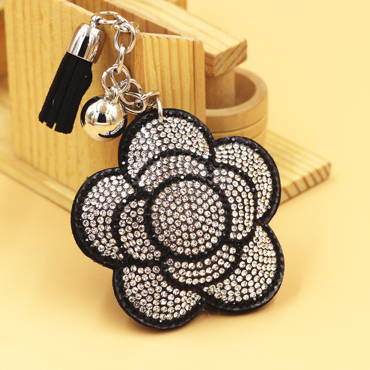 35g Weight Keychain Classification 1 Piece Quantity Daily Occasion Flannel Material Flower Pattern Women's Gender Glam, Cute Style Glam Cute Flower Flannel Women's Keychain 8
