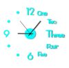 Factory direct selling acrylic wall sticker clock DIY simple watch quiet home living room study bedroom bedroom wall hanging clock