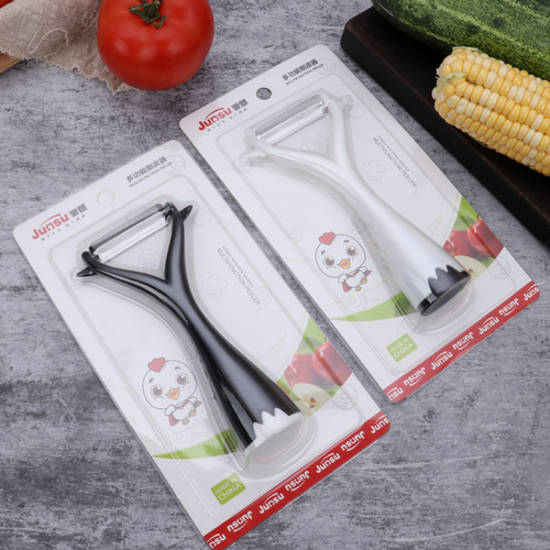Manufacturer Direct Sales Stainless Steel Peeler Peeler Fruit and Vegetable Peeler Kitchen Small Tools Plastic Fruit Scooter