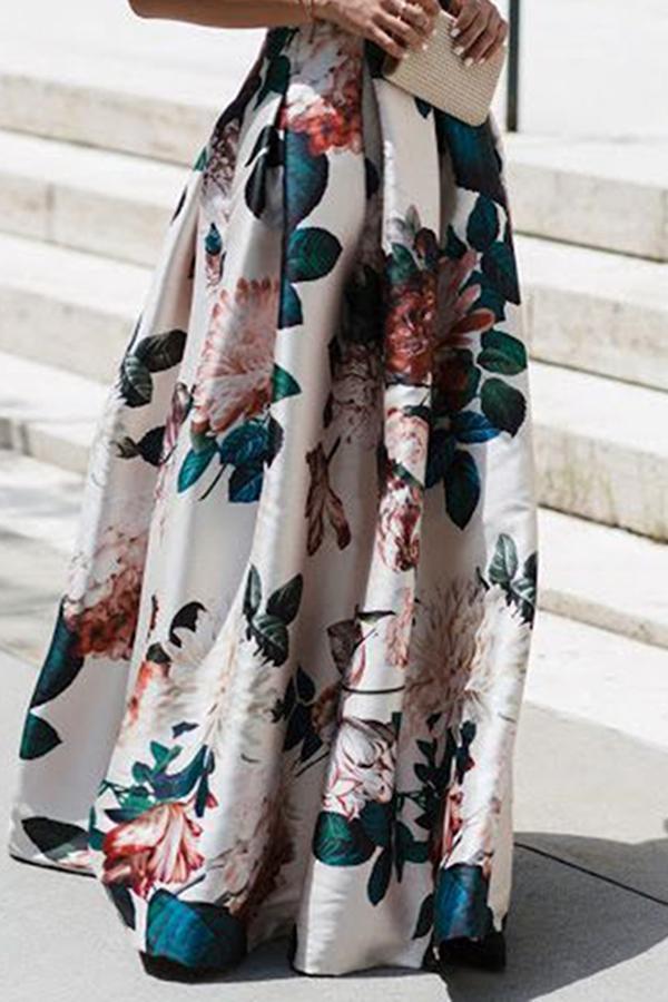 Holiday, Daily, Beach Occasion V Neck Neckline Wholesale Women's Vacation Printing Printing Holiday Daily Beach V Neck Sleeveless Princess Dress