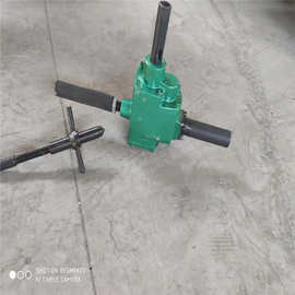 山东厂供冲孔钻 气动钢轨钻 轨道气钻视频 气动钢轨钻孔机图片