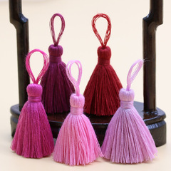 Wholesale polyester tassel fringe small fringes, short and plump small fringe tassel accessories clothing hangers