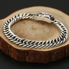 Trend retro design accessory, men's universal bracelet, wholesale, silver 925 sample, trend of season