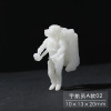 Crystal, space epoxy resin, three dimensional small astronaut, custom made, handmade, in 3d format